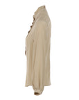 Blouse soie strass beige Interdee