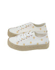 Baskets blanche ETOILES brodées