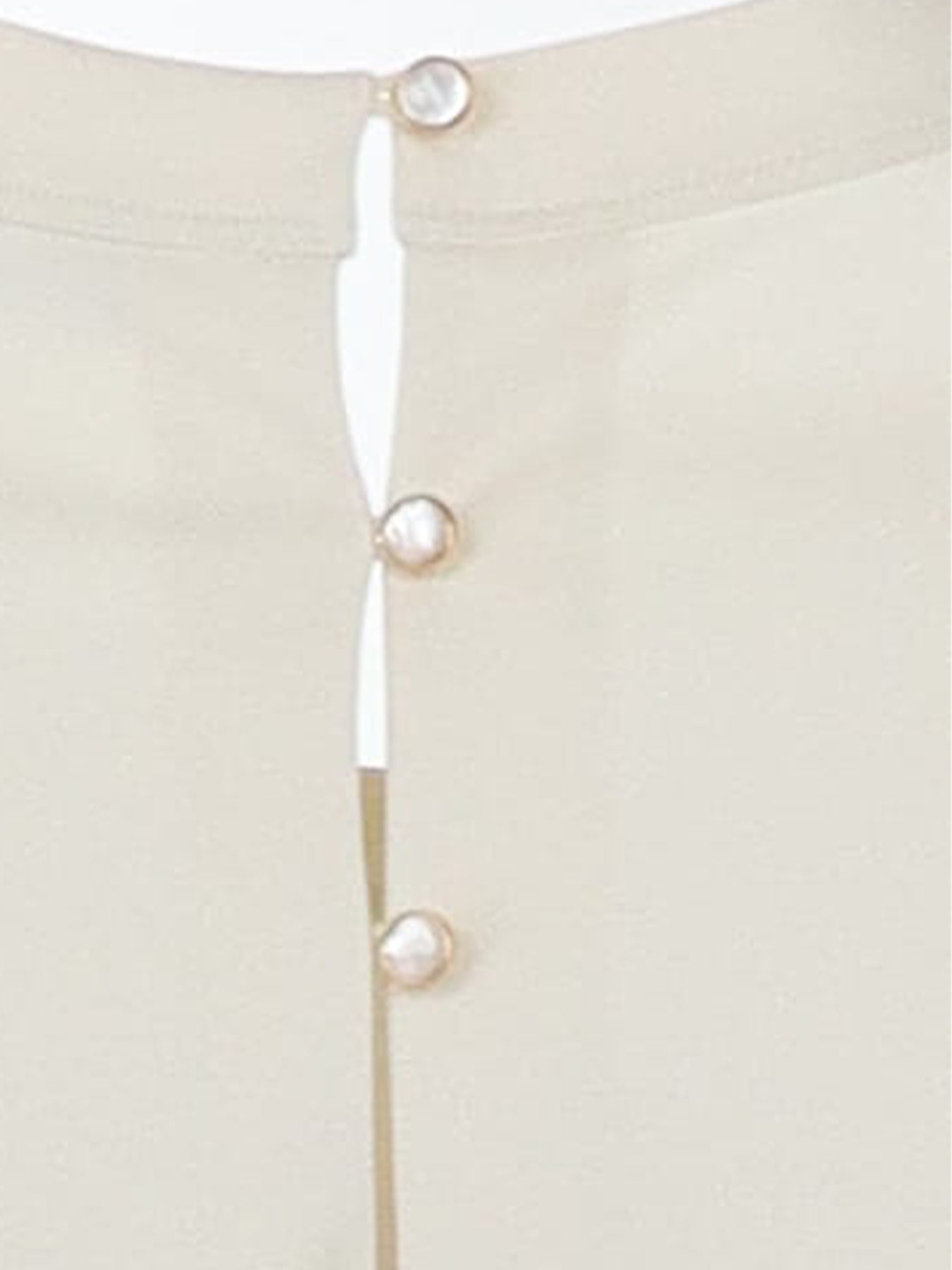 Robe mi-longue jogging écru strass Interdee