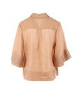 Blouse camel lin strass Interdee