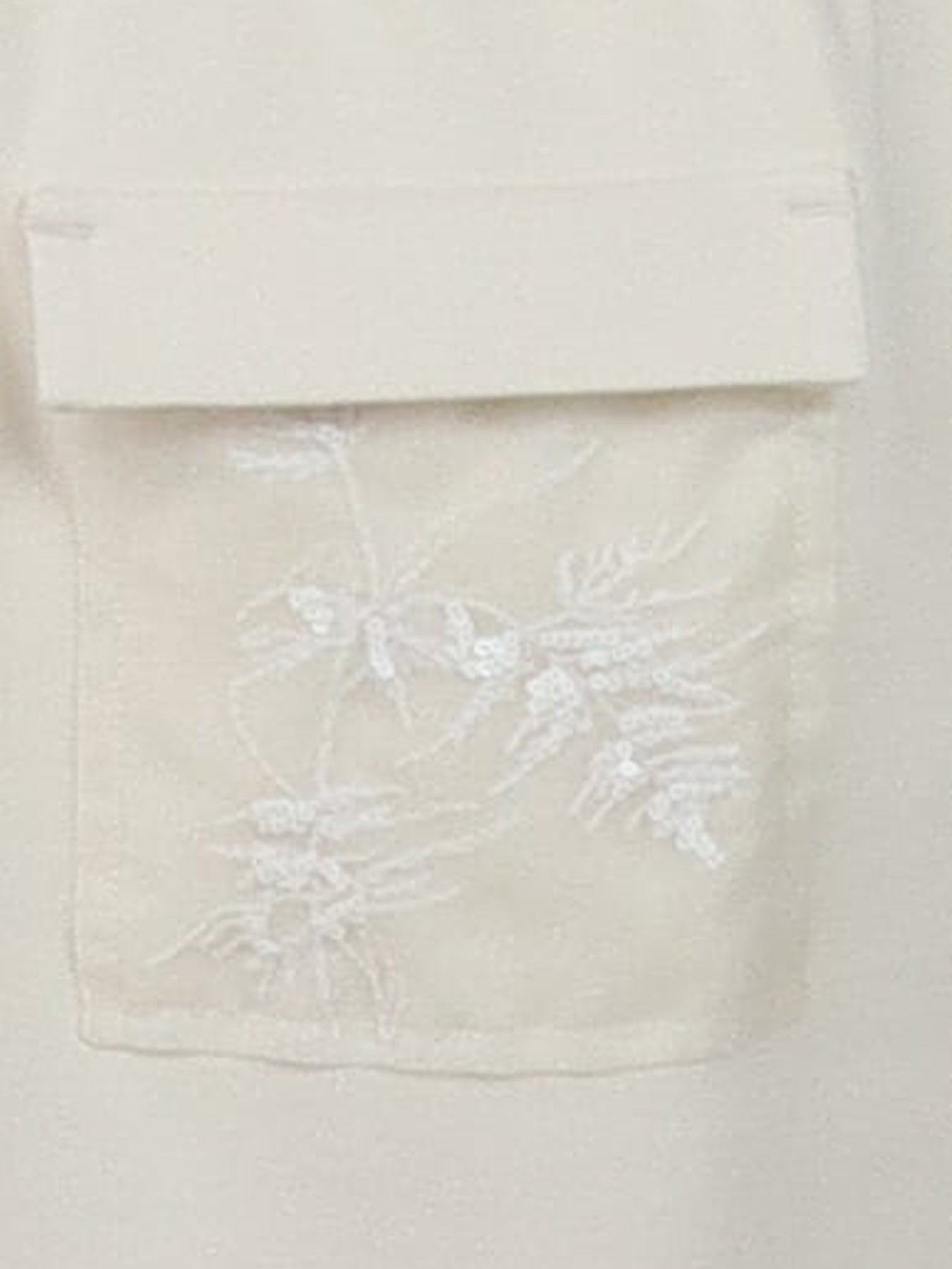 Pantalon large jogging écru Interdee