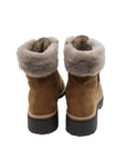 Bottines en croûte de cuir tabac La Thuile 978
