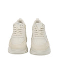 CPH 46 Cremefarbene Sneakers aus Ledermix