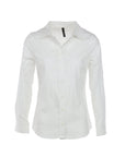 Exetera taillierte weiße Bluse