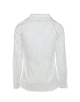 Exetera taillierte weiße Bluse