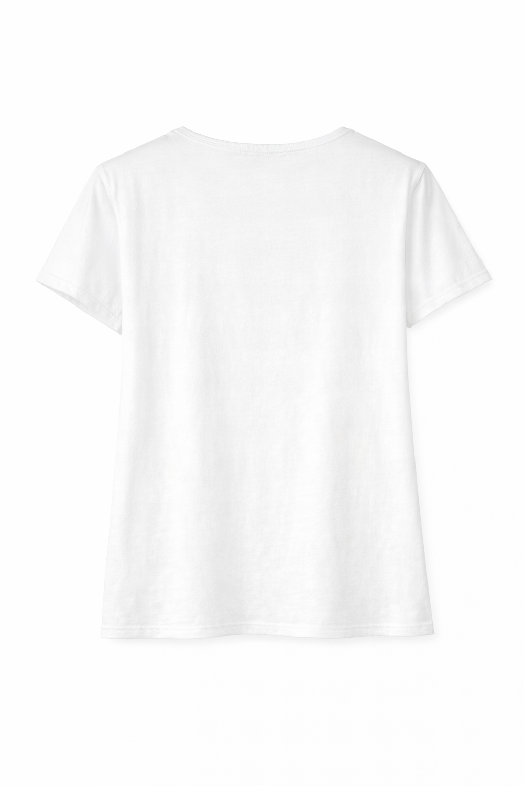 Baumwoll-T-Shirt Weiss Blumendruck Rosa/Camel