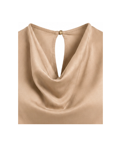 Top Mariley asymétrique beige