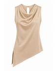 Top Mariley asymétrique beige