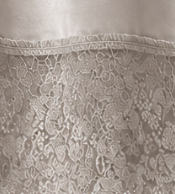 Top dentelle beige froid Natacha