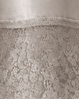 Top dentelle beige froid Natacha