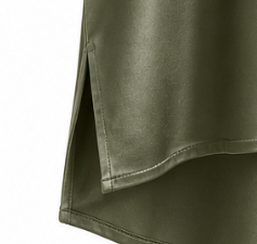 Top kaki col V