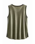 Top kaki col V