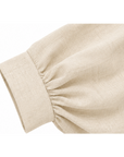 Chemise lin froncée