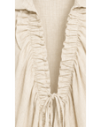 Chemise lin froncée