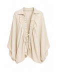 Chemise lin froncée