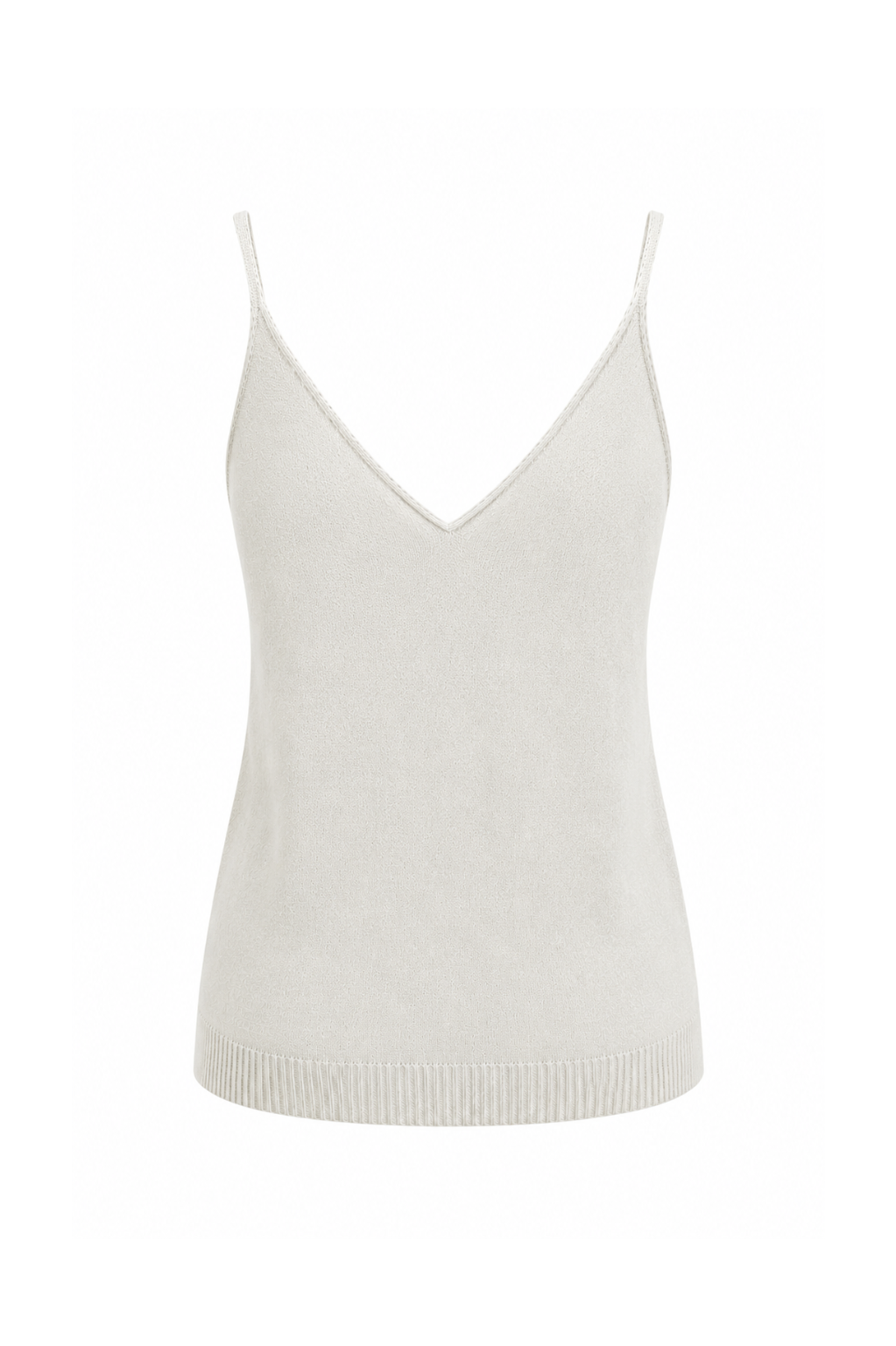 Top maille fine écru lurex
