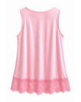 Top pink dentelle Natacha