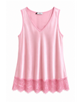 Top pink dentelle Natacha