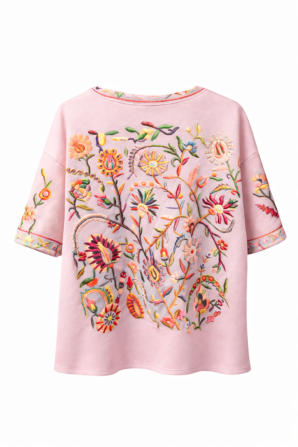 T-Shirt FLORAL-Universum Rosa