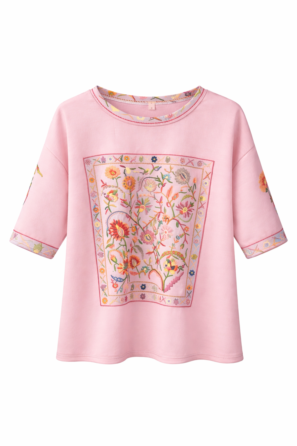 T-Shirt FLORAL-Universum Rosa