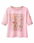 T-Shirt FLORAL-Universum Rosa