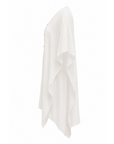 Top voile écru multi