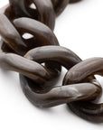 Flat Chain Bracelet dark brown Vanessa Baroni