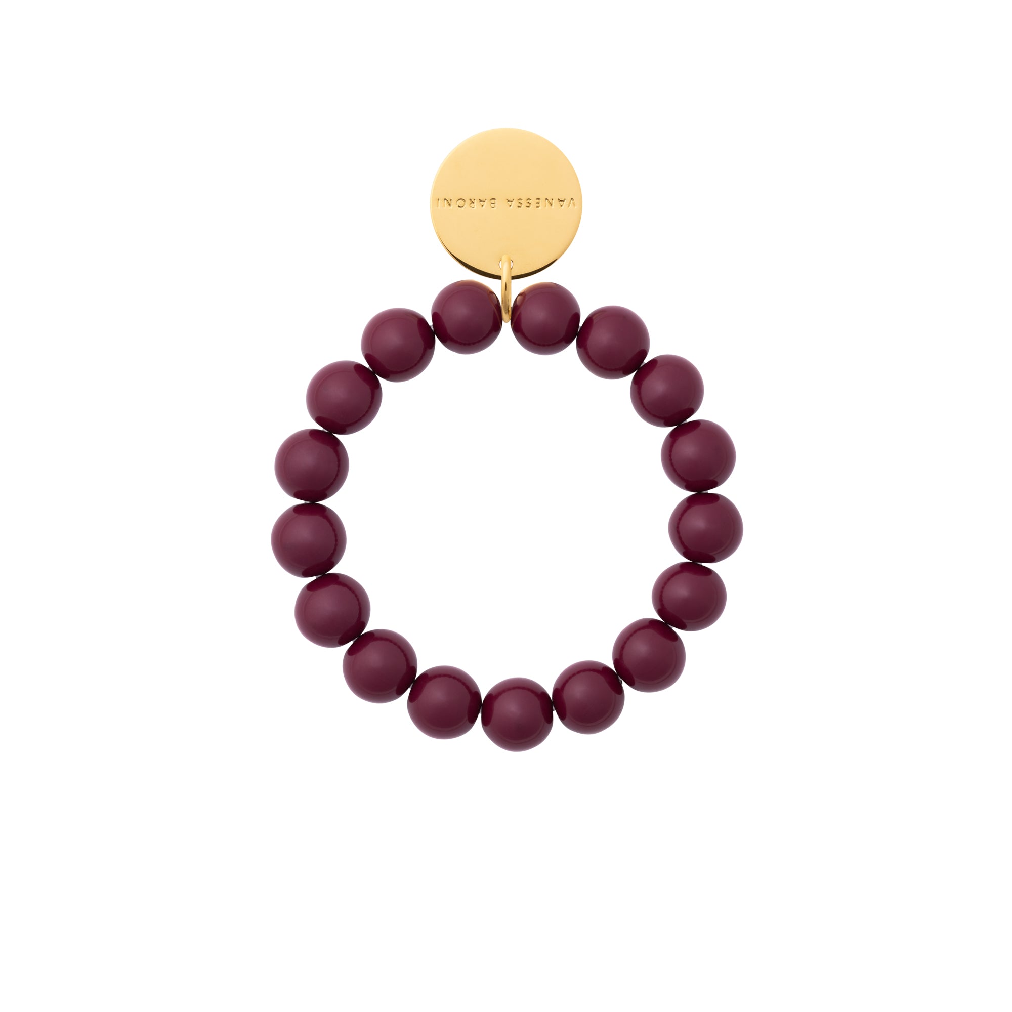 Mini Beads Flex Bracelet Berry Vanessa Baroni