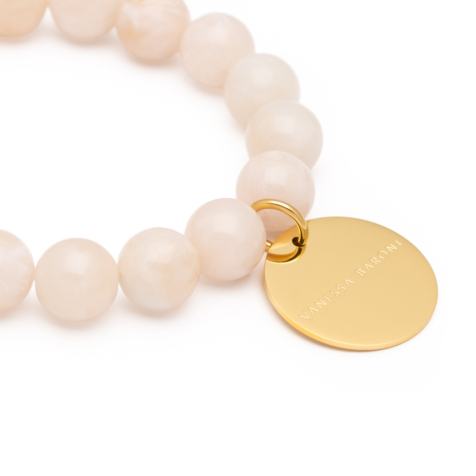 Mini Beads Flex Bracelet latte Vanessa Baroni