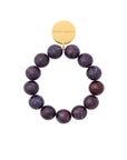 Beads Flex Bracelet Aubergine marble Vanessa Baroni