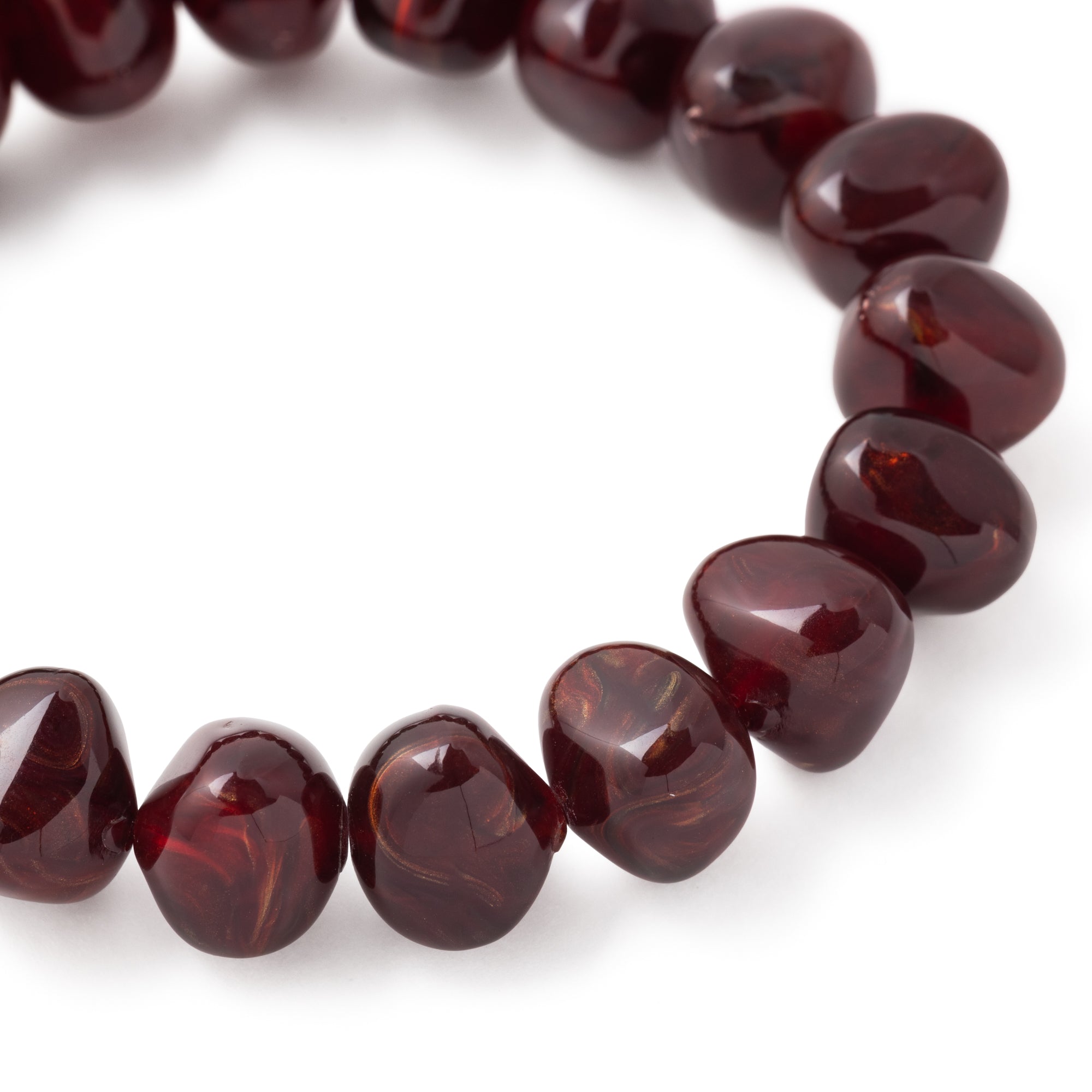 Mini Stone Flex Bracelet bordeaux marble Vanessa Baroni