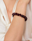 Mini Stone Flex Bracelet bordeaux marble Vanessa Baroni