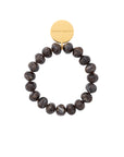 Mini Stone Flex Bracelet dark brown marble Vanessa Baroni