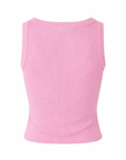 Débardeur maille glacée fine rose
