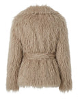 VILLARS Giovanni nude faux fur jacket
