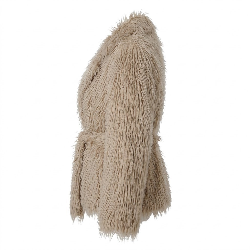 VILLARS Giovanni nude faux fur jacket