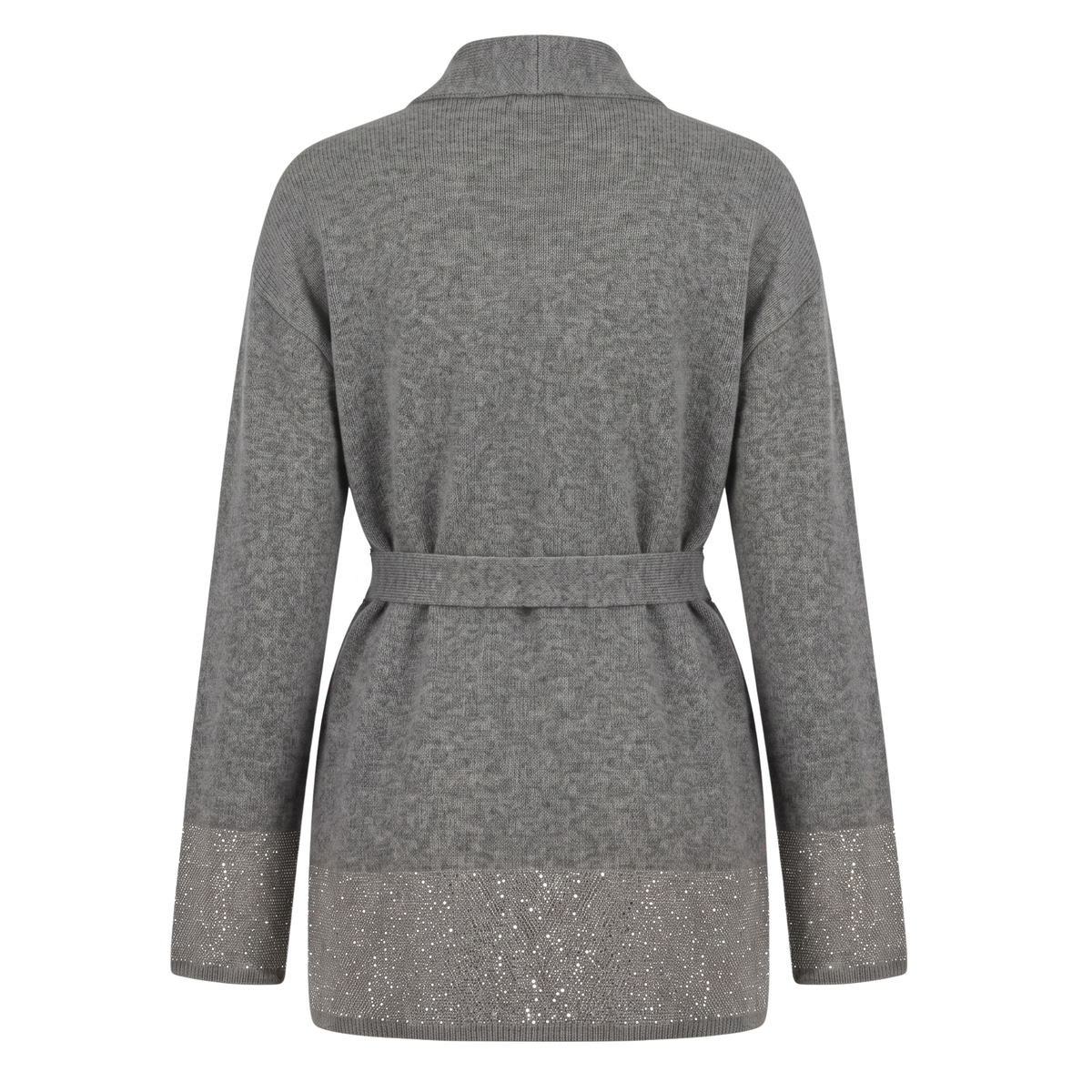 Cardigan Anthrazit Kaschmir Interdee Sequins