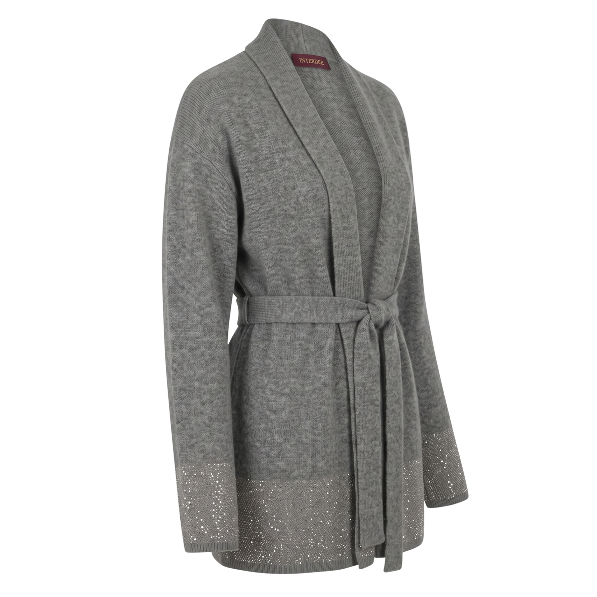 Cardigan Anthrazit Kaschmir Interdee Sequins