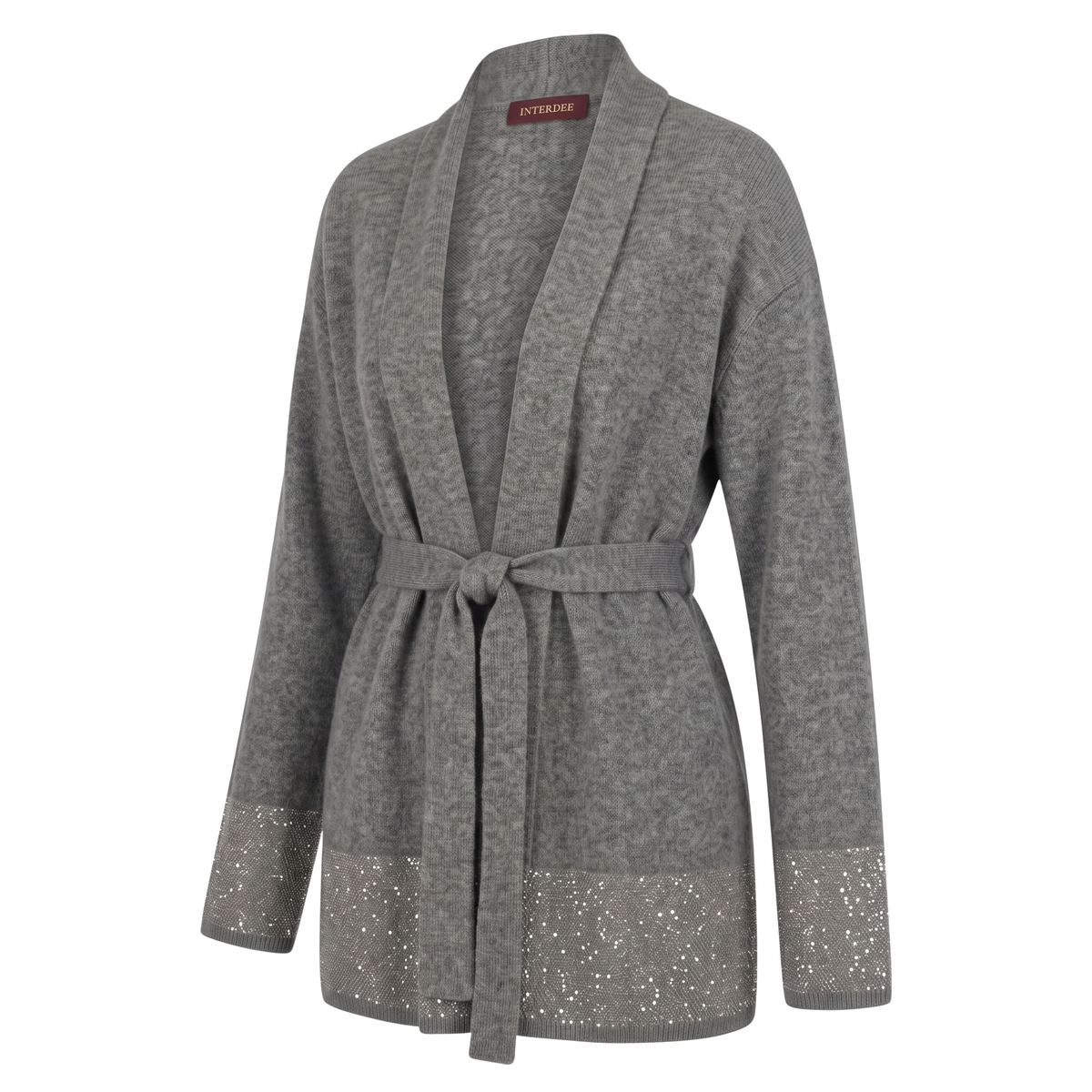 Cardigan Anthrazit Kaschmir Interdee Sequins
