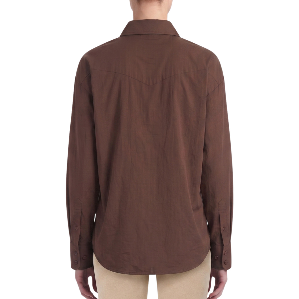 Chemisier oversize FLEURS coffee