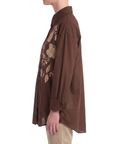 Chemisier oversize FLEURS coffee