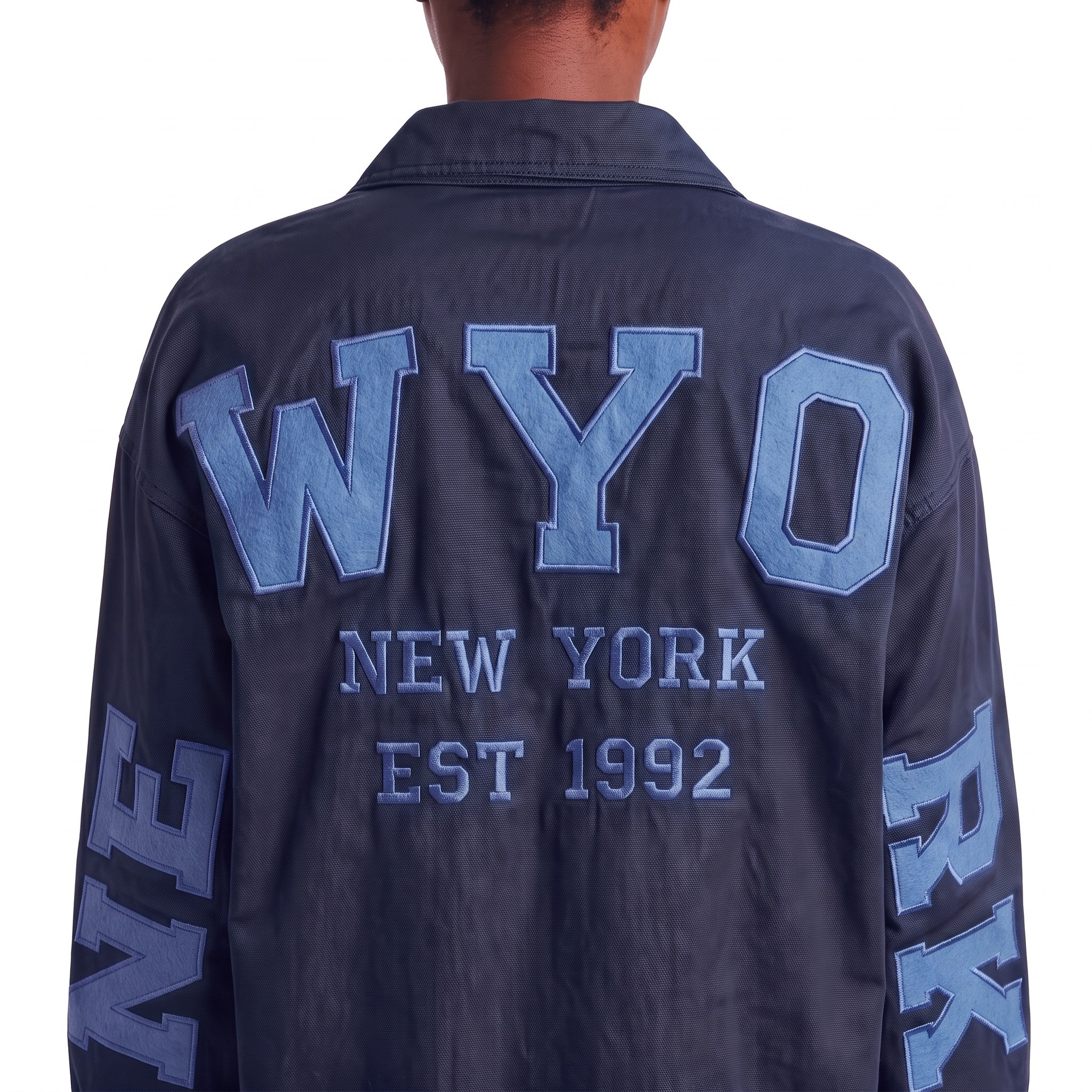 Chemisier oversize NEW-YORK marine