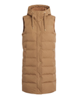 Doudoune sans manches Signature camel