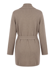 INTERDEE cardigan taupe laine cachemire