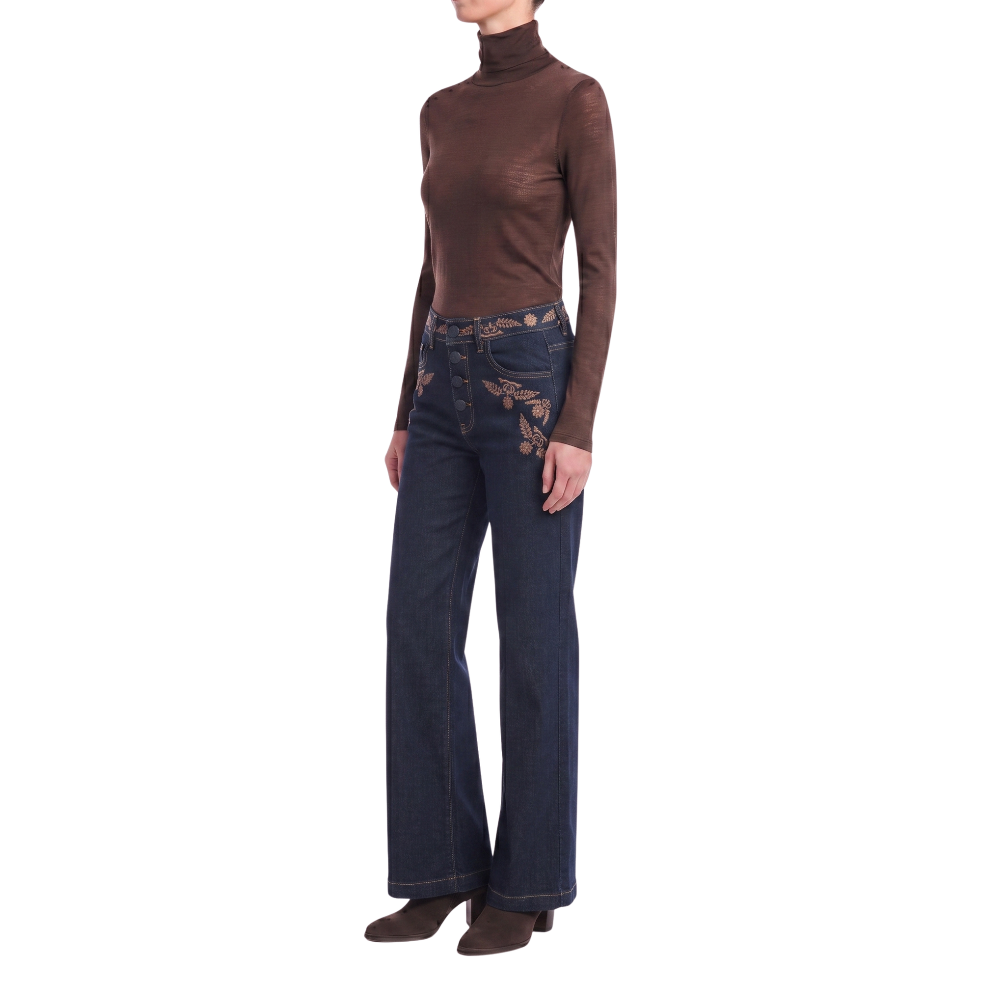 Jeans brut baroque