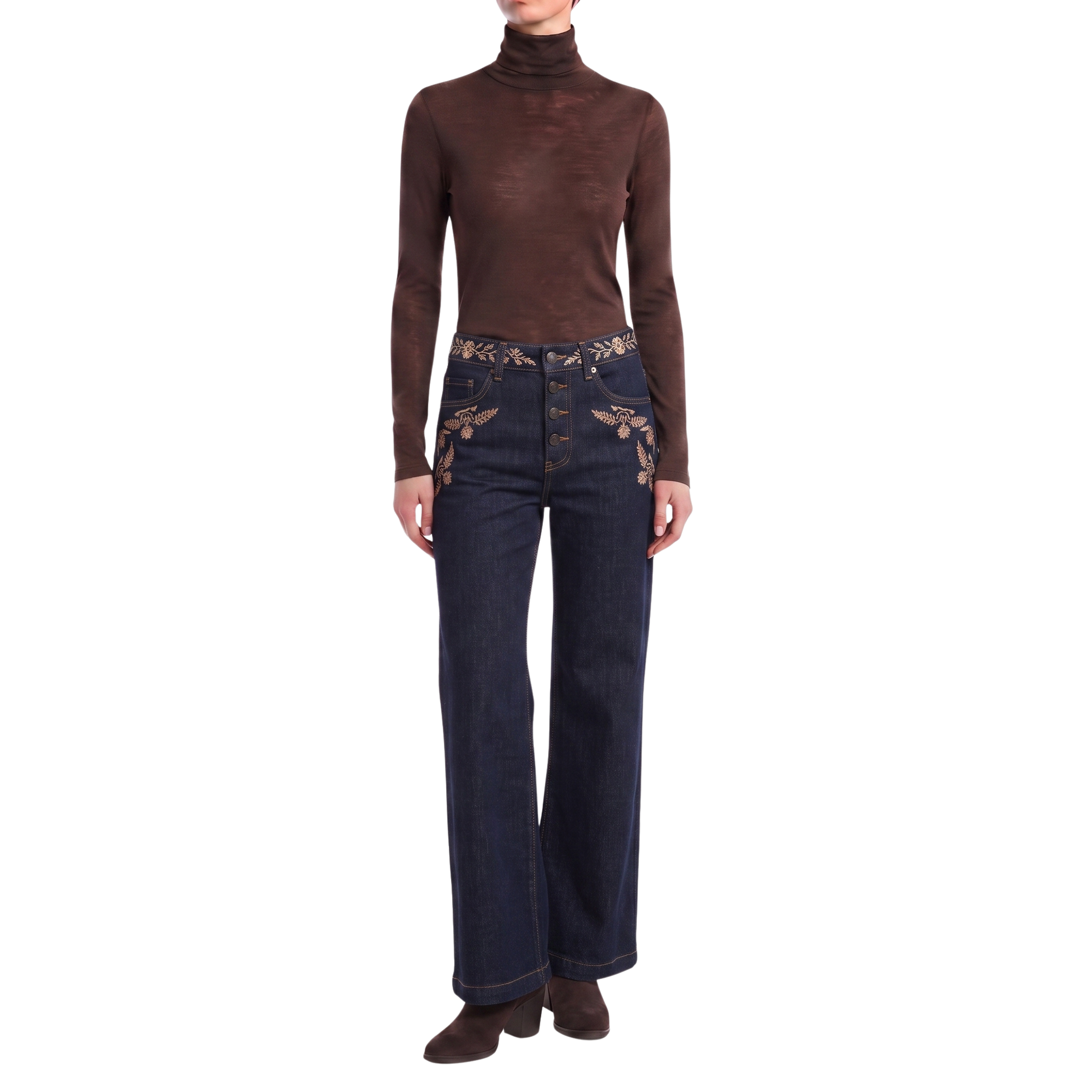Jeans brut baroque