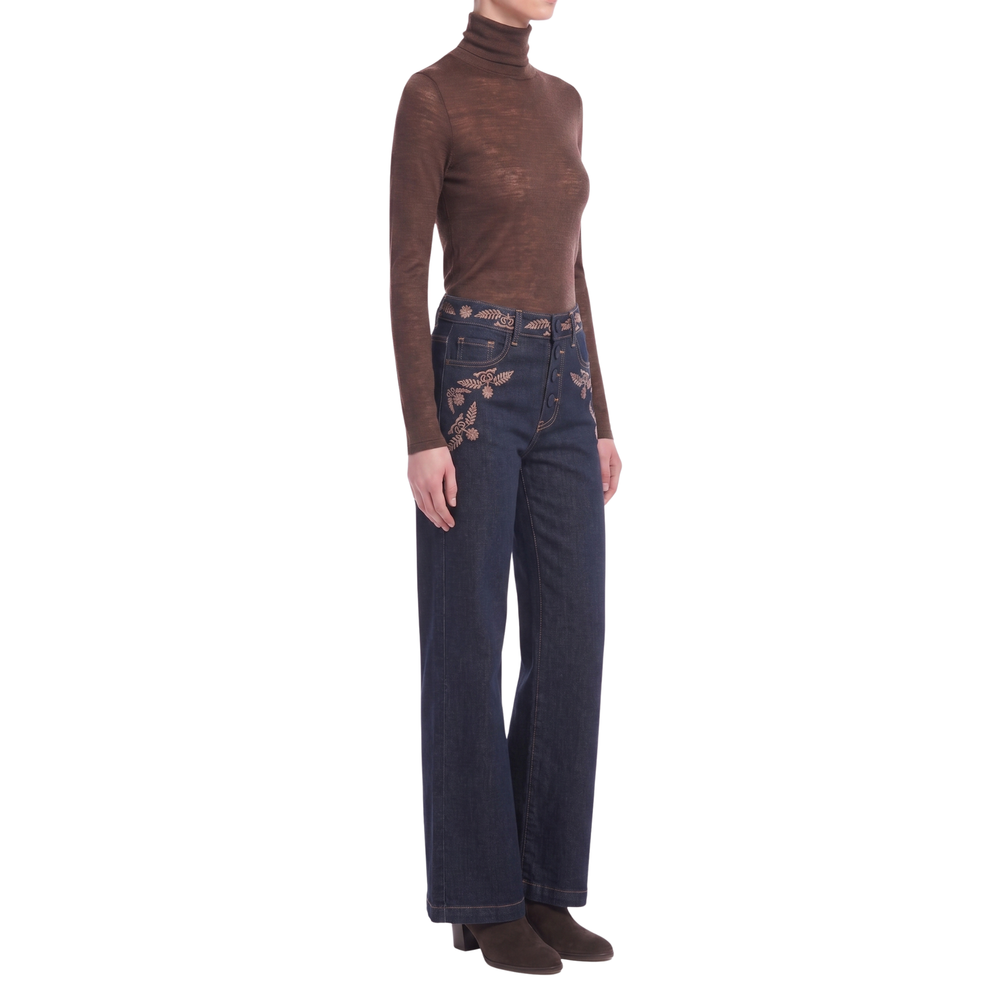 Jeans brut baroque