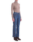 Jeans flaire denim baroque