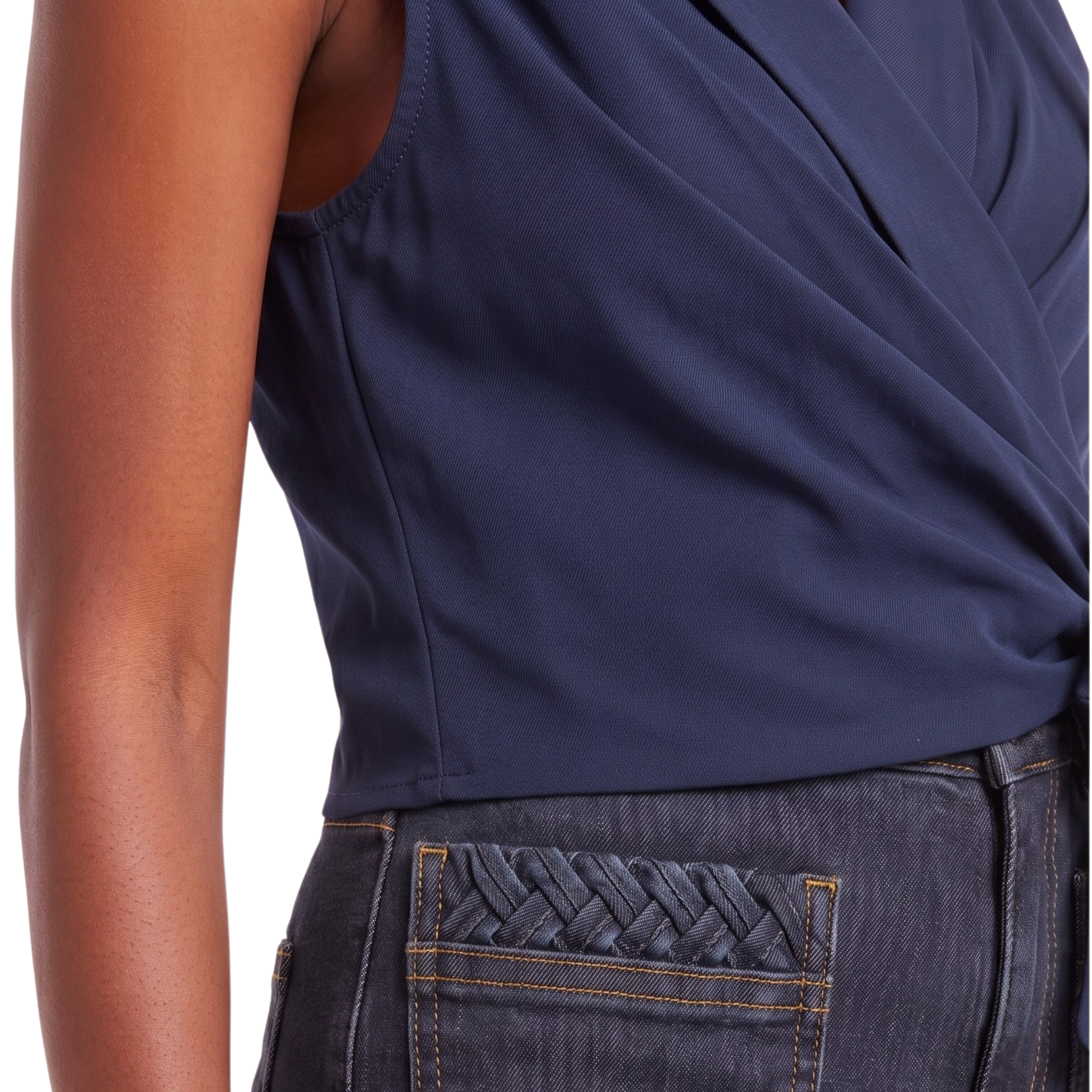 Jeans denim poches italiennes TRESSES