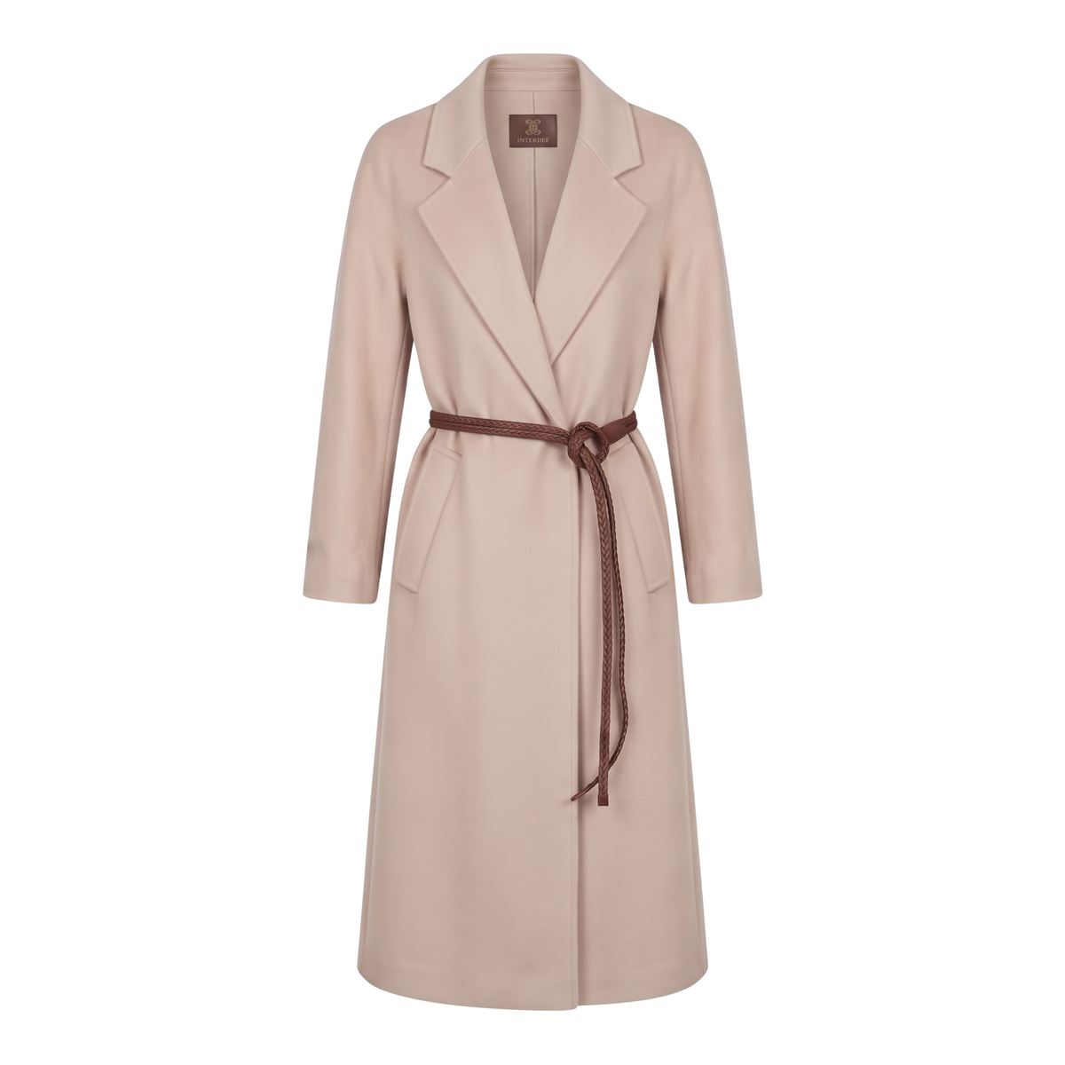 Manteau beige laine Interdee